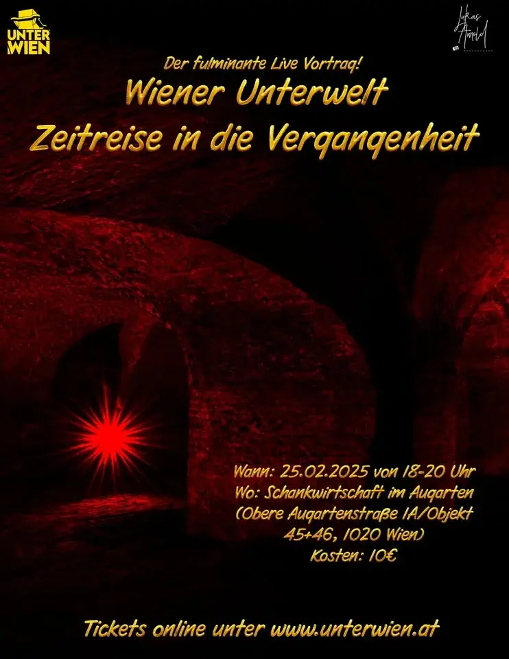 Vortrag: Wiener Unterwelt-Zeitreise in die Vergangenheit!