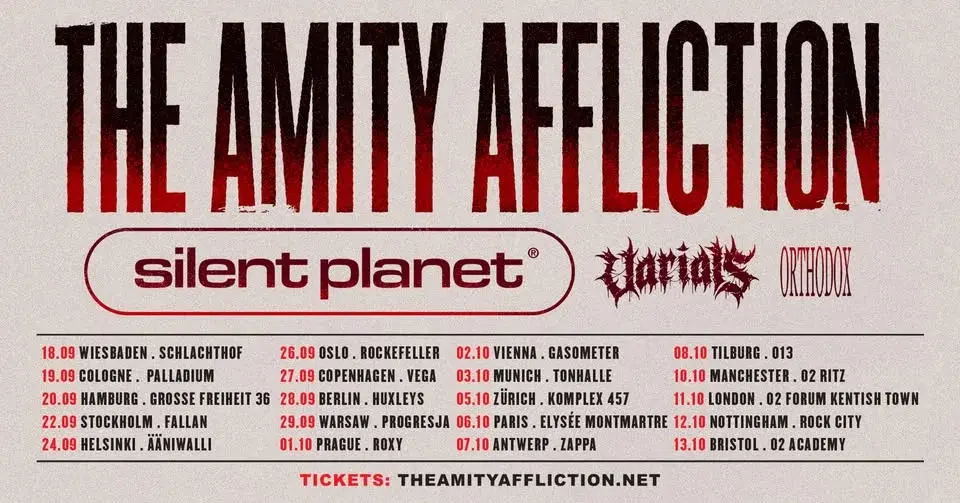 The Amity Affliction | Album EU Tour - München, TonHalle