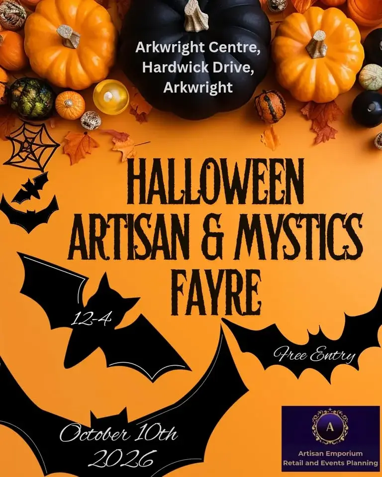 Halloween Artisan and Mystics Fayre Arkwright 2026