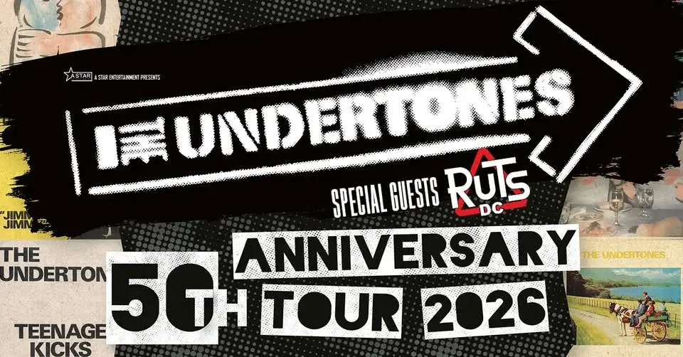 The Undertones 50th Anniversary Tour with special guest Ruts DC | Uppsala 