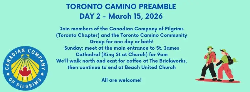 DAY 2 - Toronto Camino Preamble