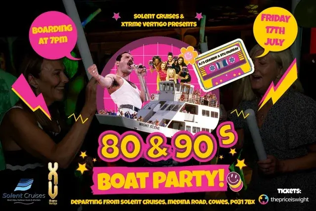 80's & 90's Boat Party