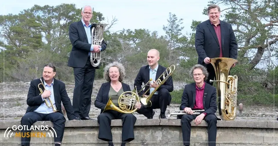 Biblioteksspelning med Gotland Brass