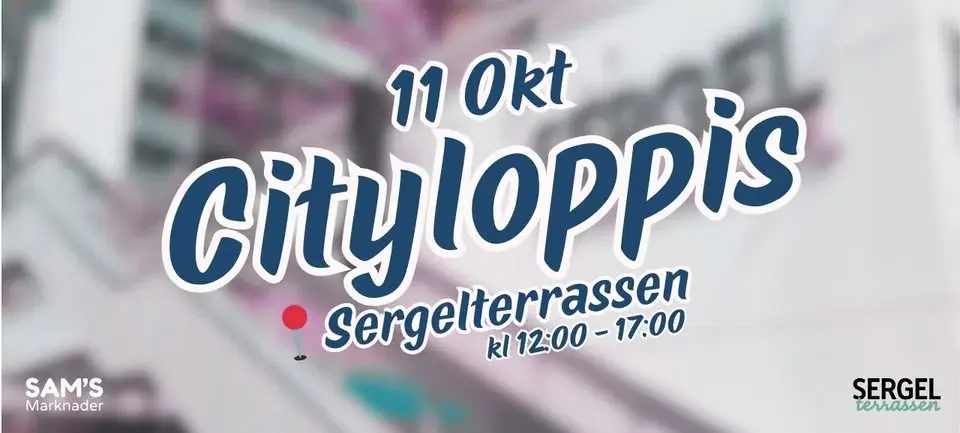 Cityloppis på Sergelterrassen - Lördag 11 okt