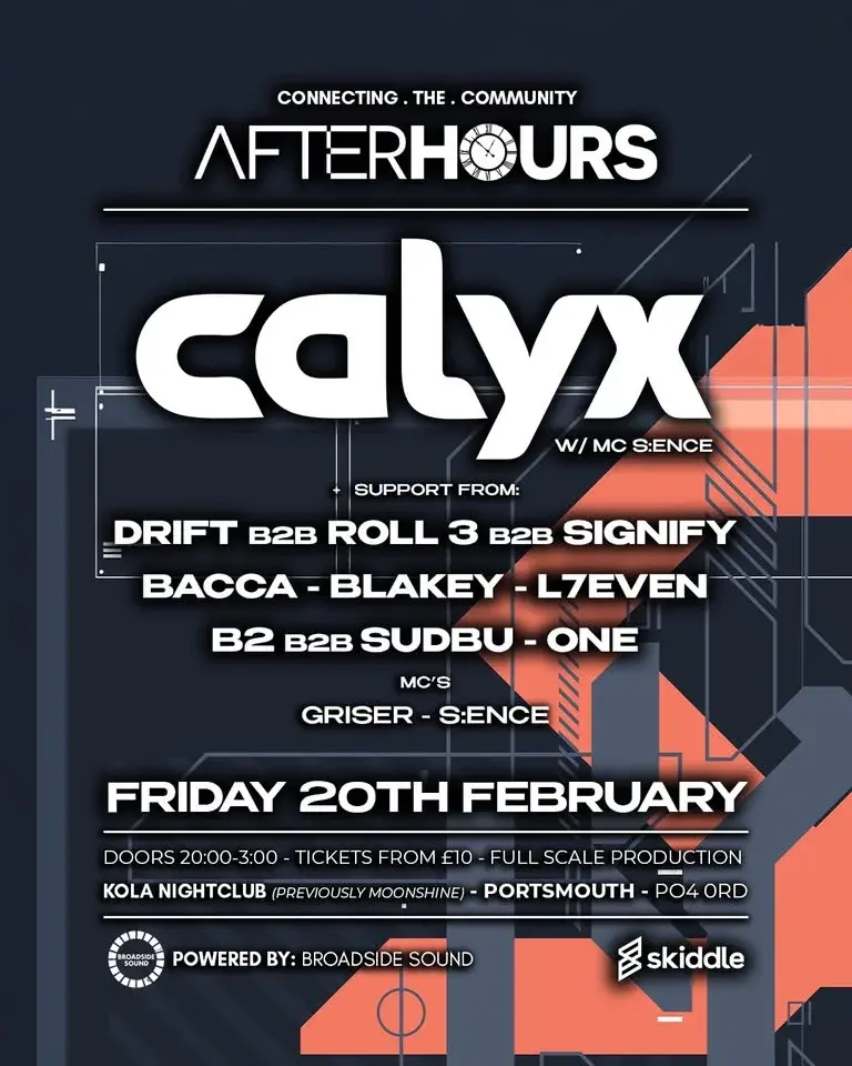 CALYX // AFTER HOURS // KOLA 20/2/2026