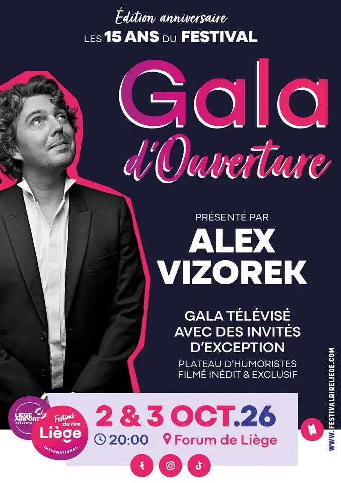 GALA D'OUVERTURE DU FESTIVAL DU RIRE DE LIÈGE 