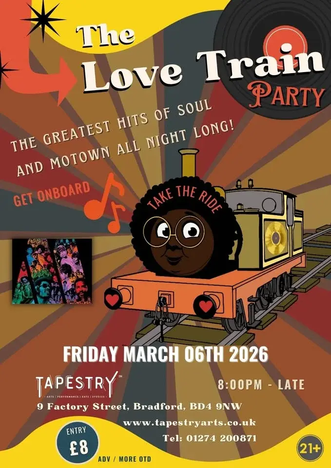 The Love Train Party – The Greatest Hits of Soul & Motown All Night Long!