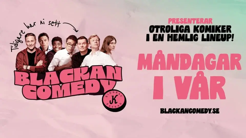 Blackan Comedy - 23 mars 
