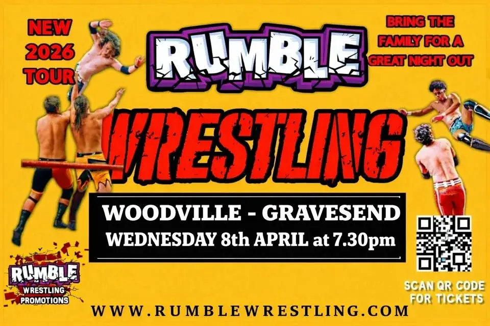 Rumble Wrestling at The Woodville - GRAVESEND'S GOLDEN GRAPPLER TROPHY