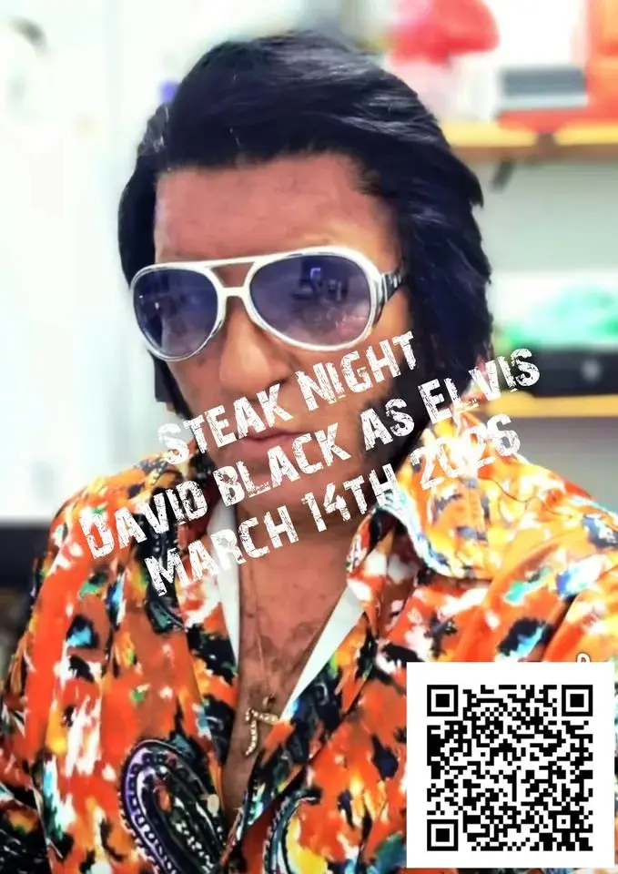 Elvis steak night {David black}