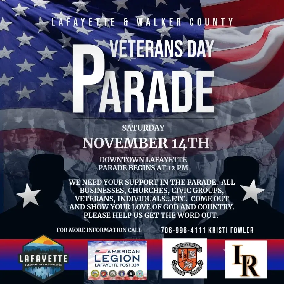 LAFAYETTE & WALKER COUNTY VETERANS DAY PARADE