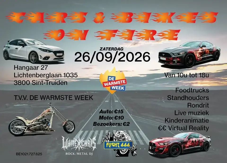 Cars & Bikes on fire