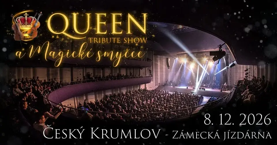 QUEEN tribute show a Magické smyčce | Český Krumlov