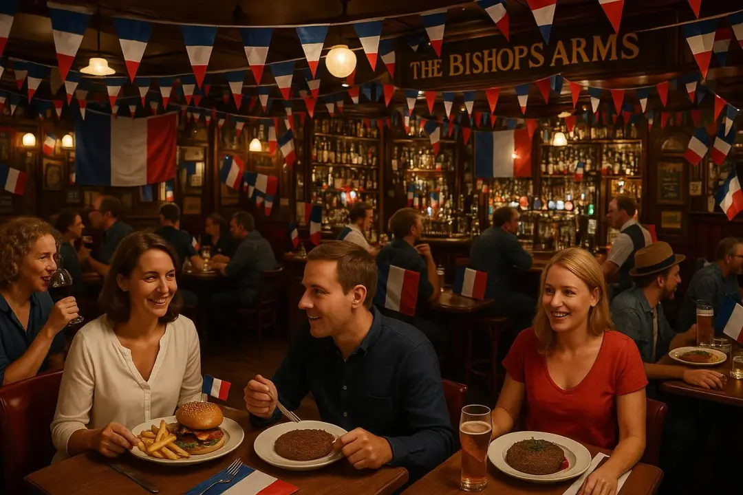 Frankrikes nationaldag på The Bishops Arms! 🇫🇷🥳