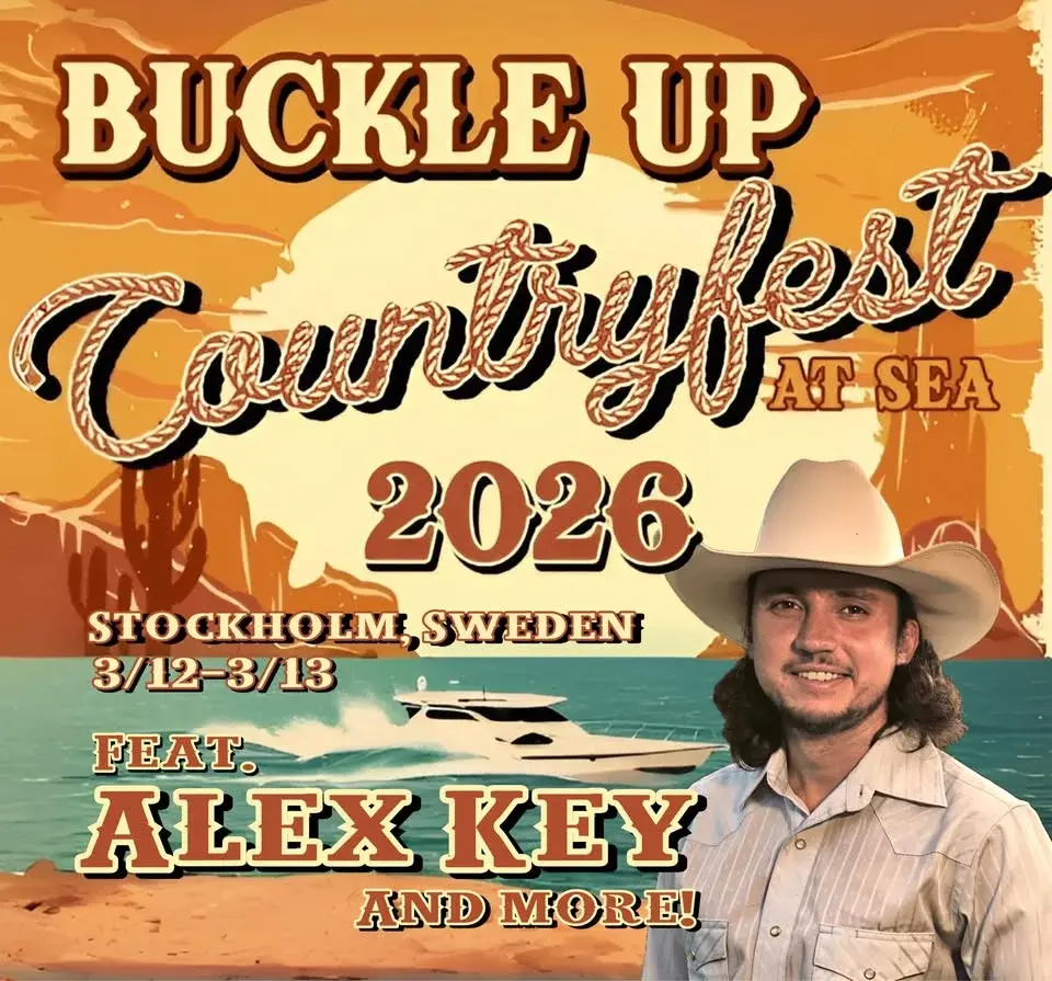 Alex Key at Buckle Up Country Fest at Sea - Sweden