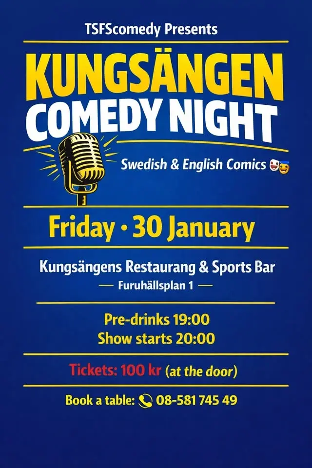 Kungsängen comedy night
