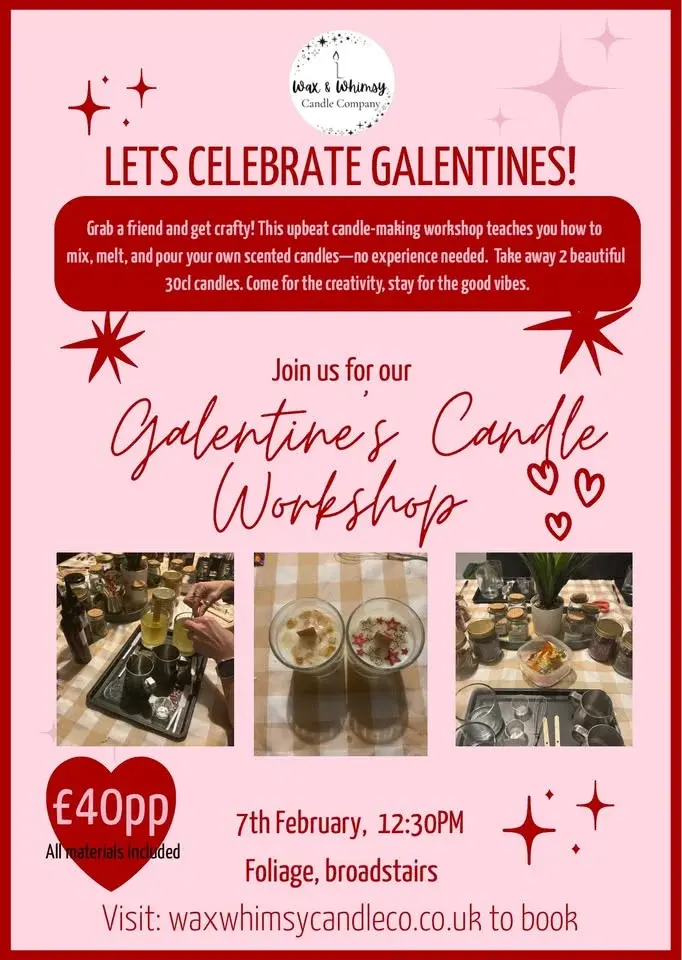 Galentine’s Day Candle Workshop