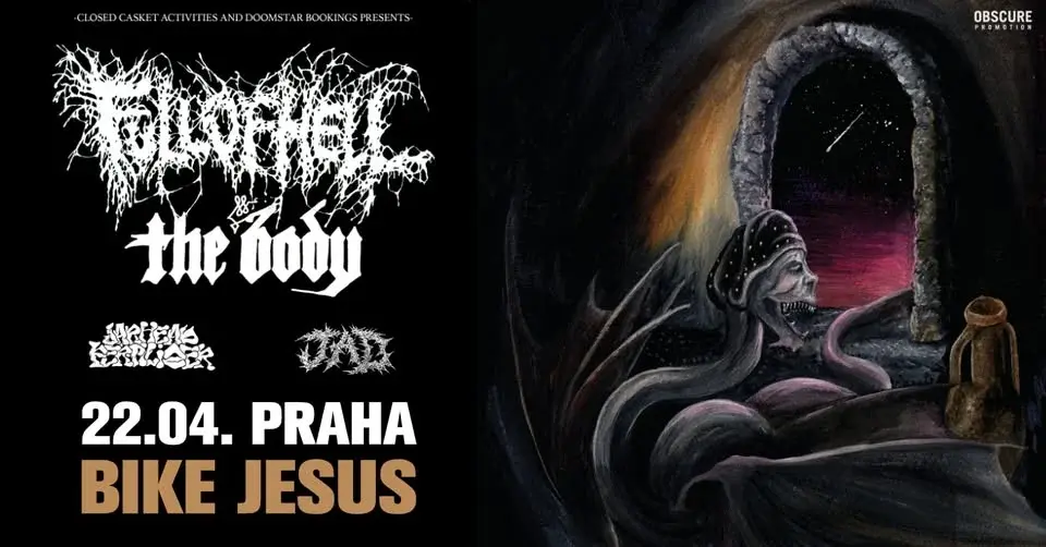 FULL OF HELL, THE BODY, JARHEAD FERTILIZER, JAD - Praha