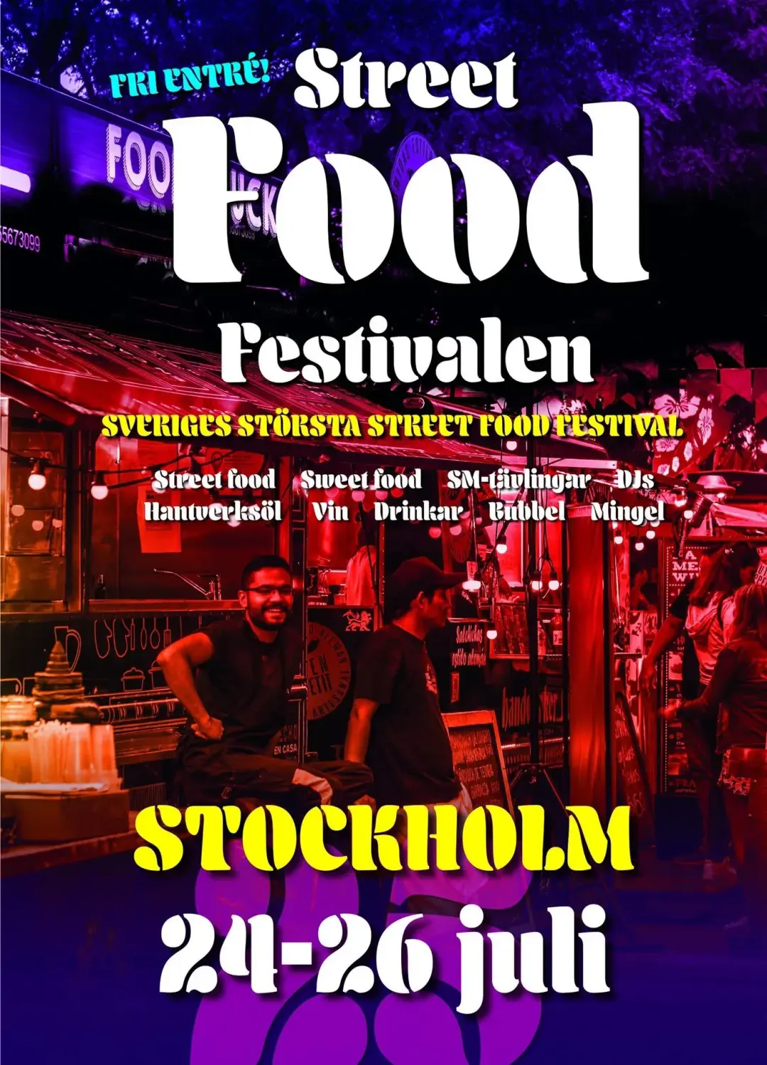 🎉 Street Food Festivalen Stockholm 🍔🍟
