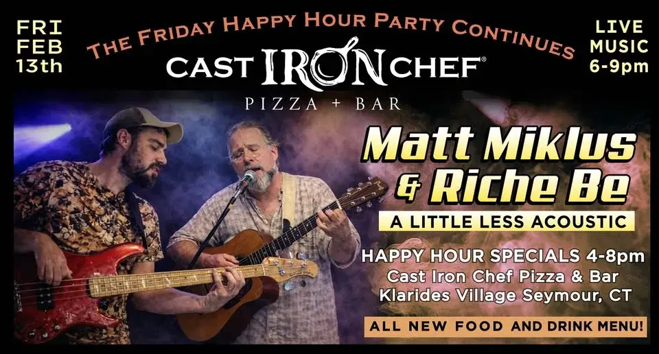 Matt Miklus & Riche Be at Cast Iron in Seymour