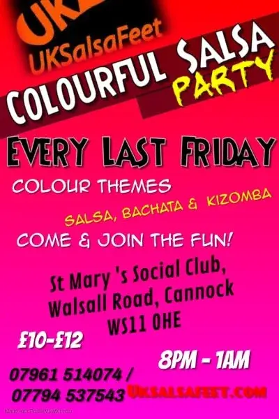 Uksalsafeet Colourful Salsa Party - RED