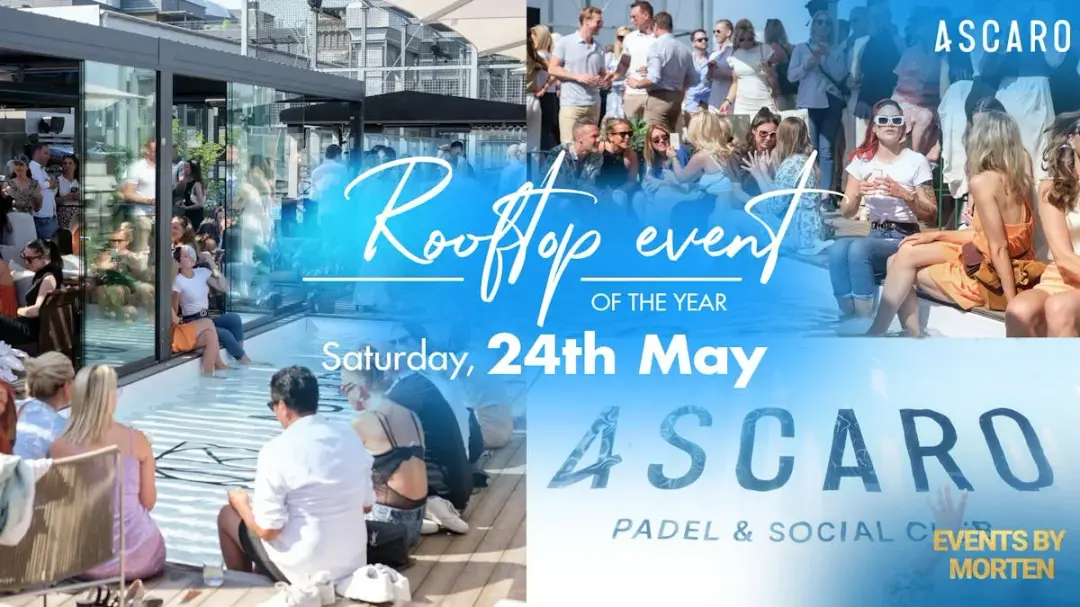🌞 Årets Rooftop Event – Dagsfest på ASCARO! 🎉☀️