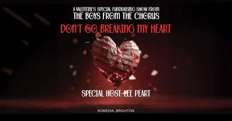 BrightonGMC Fundraiser: Don't Go Breaking My Heart with Lee Peart