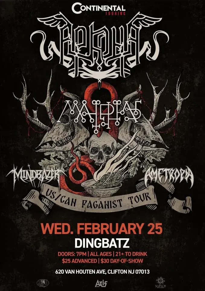 North American Paganist Tour: Arkona / Malphas / Mindrazer / Ametropia