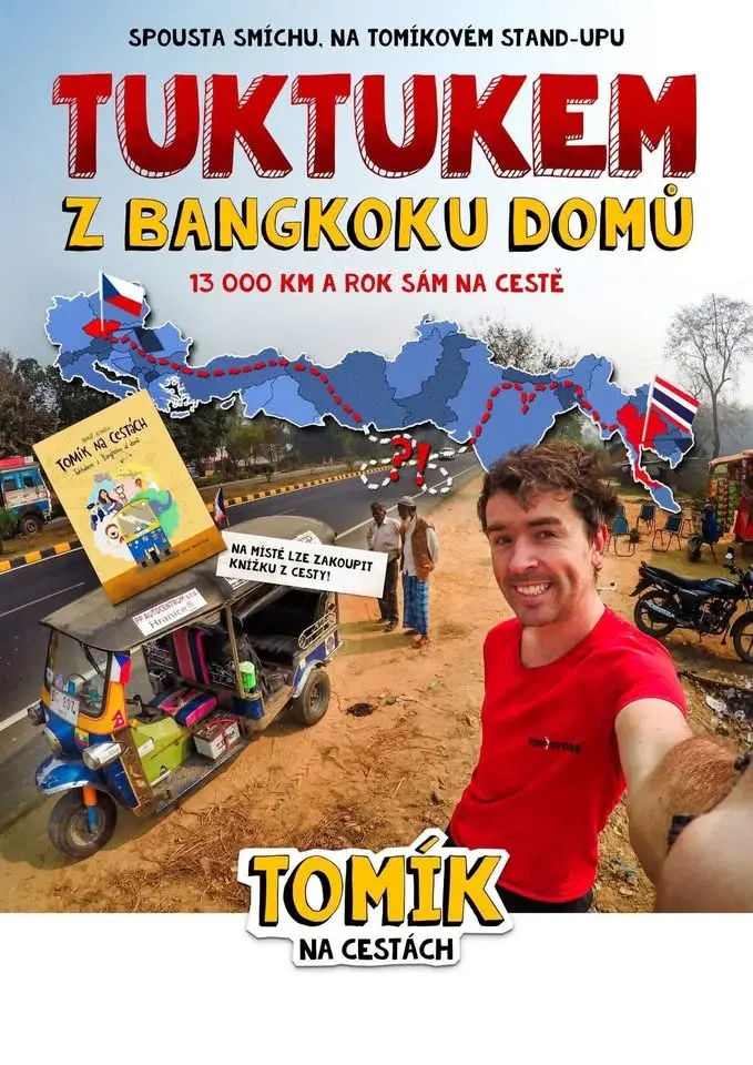 Tomík na cestách - Tuktukem z Bangkoku domů / PRAHA