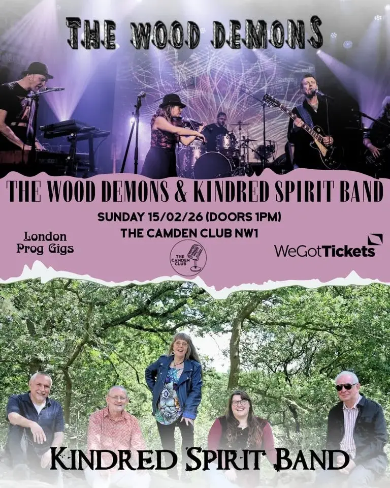 THE WOOD DEMONS and KINDRED SPIRIT BAND - SUNDAY LUNCH LIVE IN LONDON