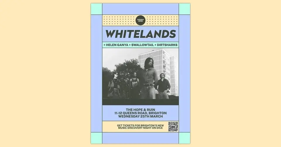 Hidden Herd Presents: Whitelands + Helen Ganya + Swallowtail + Dirtsharks