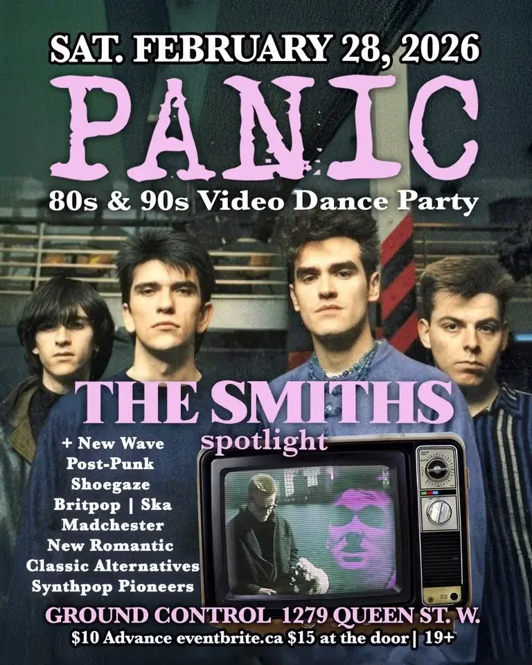PANIC: 80s/90s Video Dance Party w/ The Smiths Spotlight