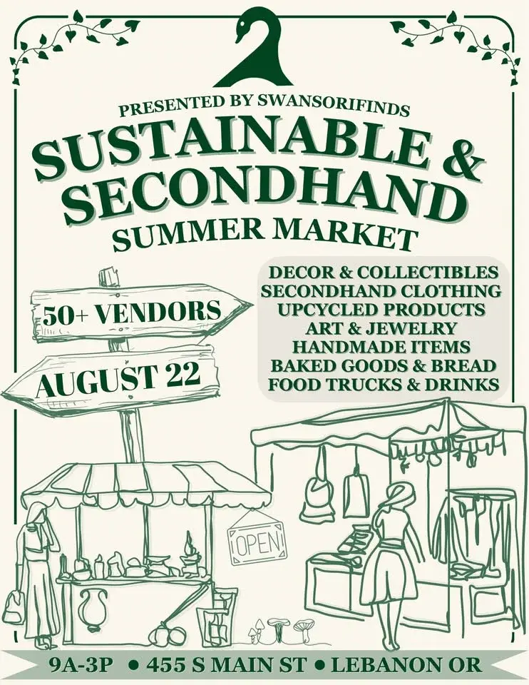 Sustainable & Secondhand Summer Market hosted by Swansorifinds! 🌿