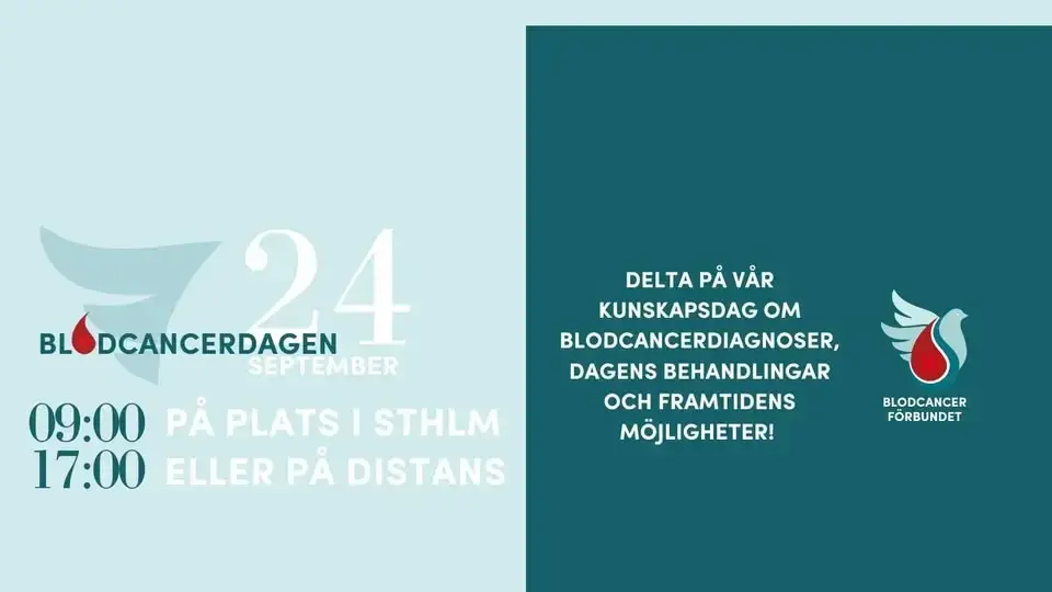 Premiär för Blodcancerdagen - en årlig fokusdag på forskning & revolutionerande behandlingar & livet