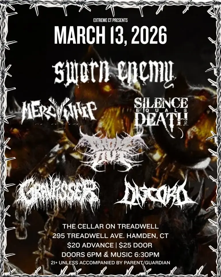 SWORN ENEMY, MERCY WHIP, SILENCE EQUALS DEATH, CHOKEOUT, & MORE
