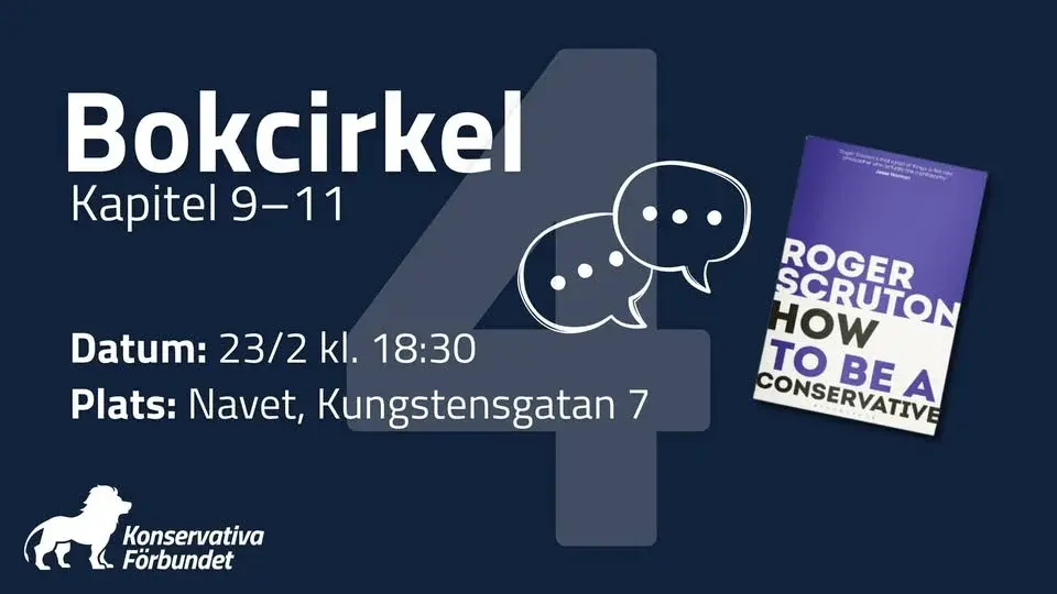 Bokcirkel del 4 (How to be a conservative)