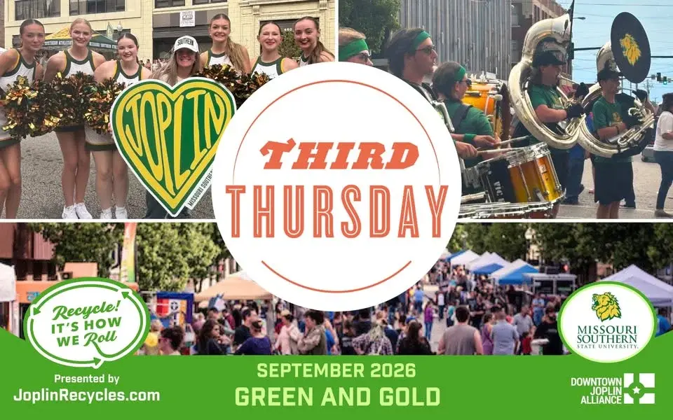September Third Thursday - Green and Gold