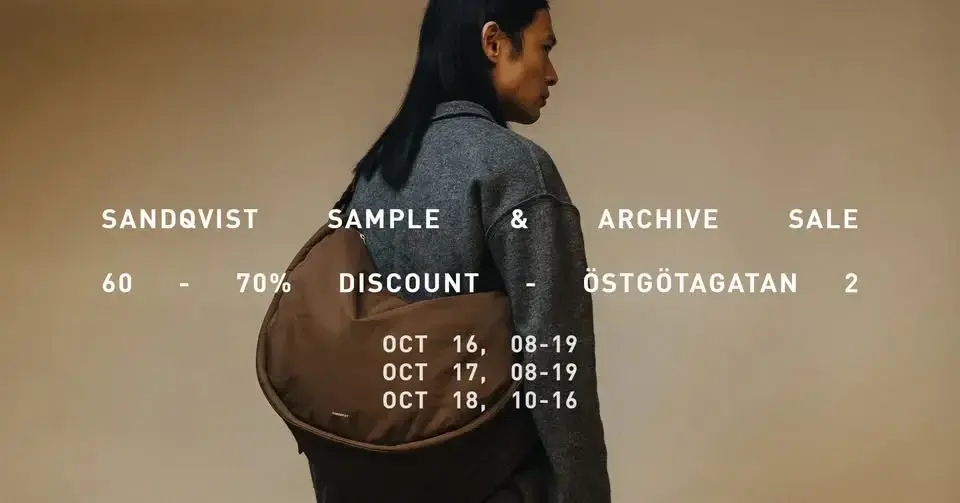 SANDQVIST SAMPLE AND ARCHIVE SALE