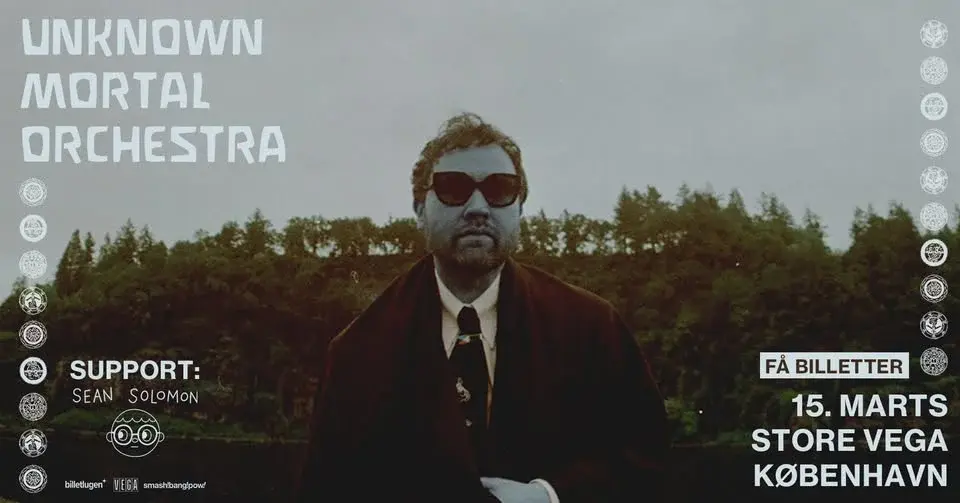 Unknown Mortal Orchestra (NZ) + [support: Sean Solomon] i Store VEGA - FÅ BILLETTER
