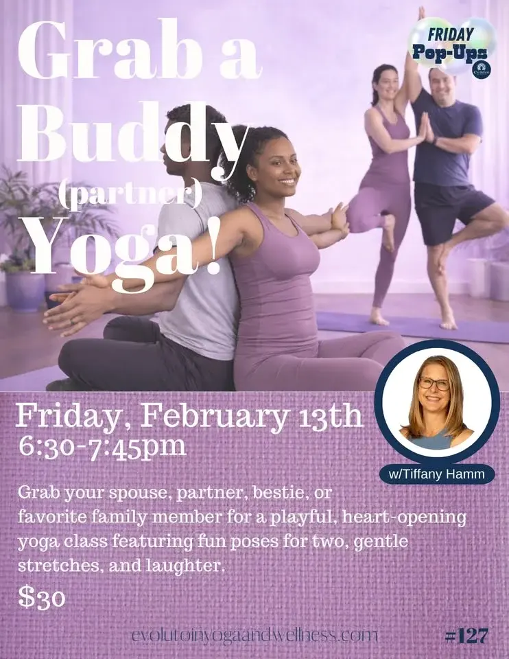 Grab a Buddy (partner) Yoga!