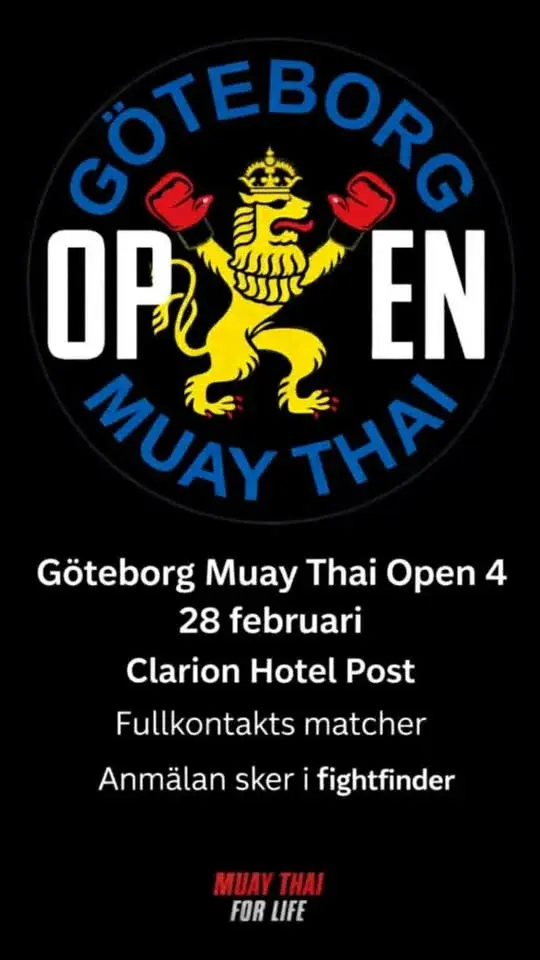 GBG MUAY THAI OPEN 4 