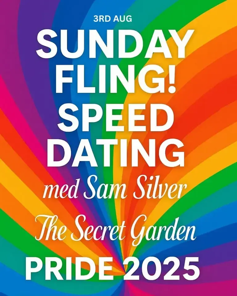 🌈 SUNDAY FLING! Speed Dating med Sam Silver 🏳️🌈