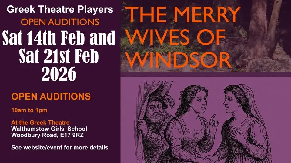OPEN AUDITION - The Merry Wives of Windsor