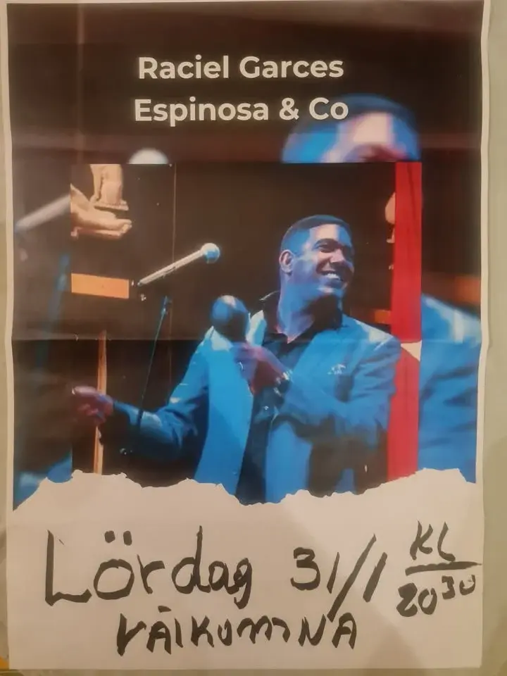 Raciel Garces Espinosa & Co på Cyrano Prinsgatan