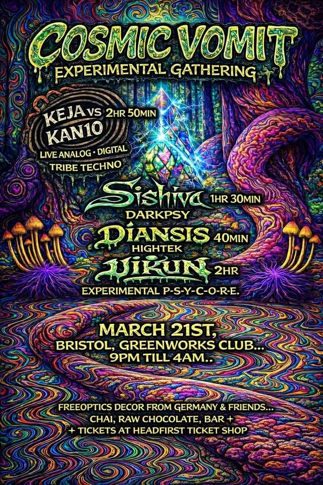 cosmic vomit Experimental gathering 