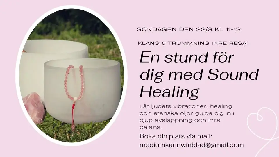 En stund för dig med Sound Healing 