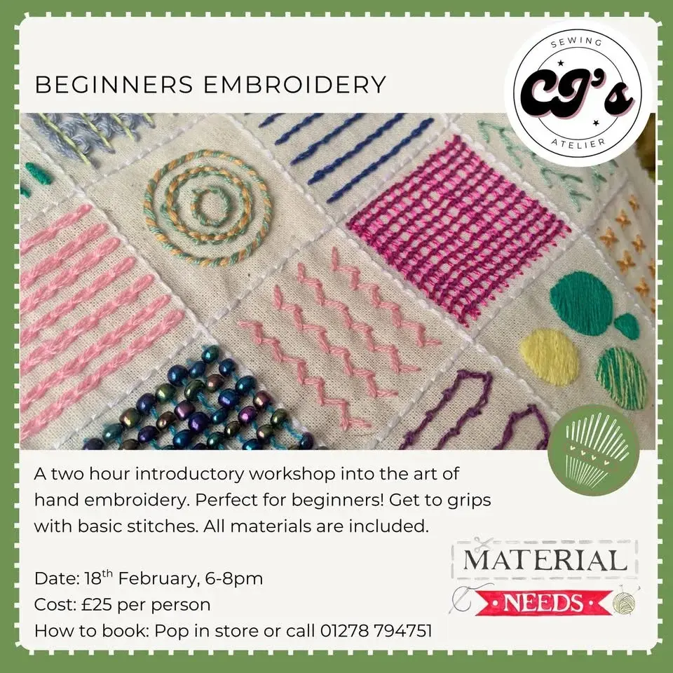 Beginners Embroidery