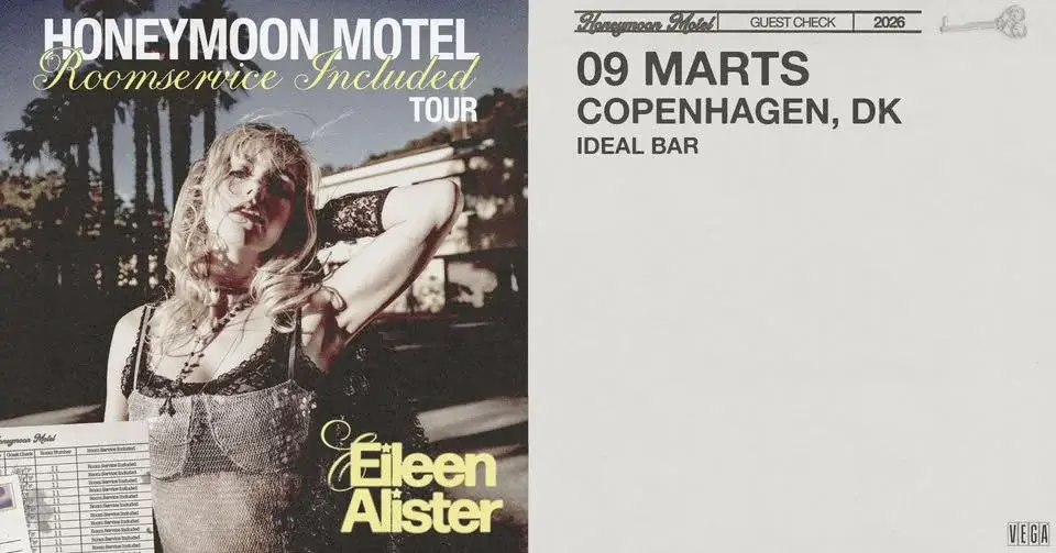 Eileen Alister [Support: Mira Taylor] - VEGA - Få billetter