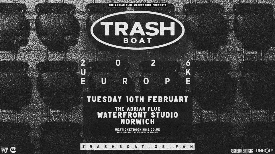 Trash Boat at the Adrian Flux Waterfront Studio | Norwich