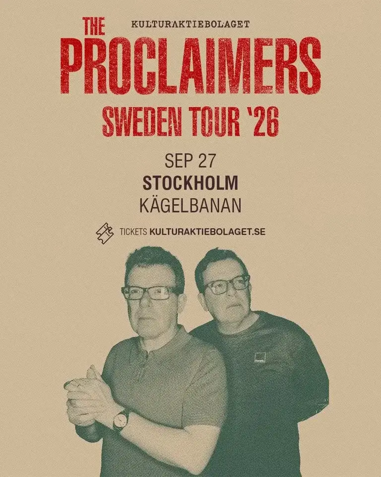 The Proclaimers | Kägelbanan | Stockholm | 27 sep 
